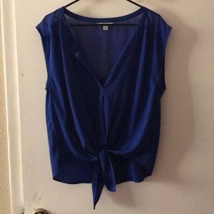 Blue American Eagle Top Size L